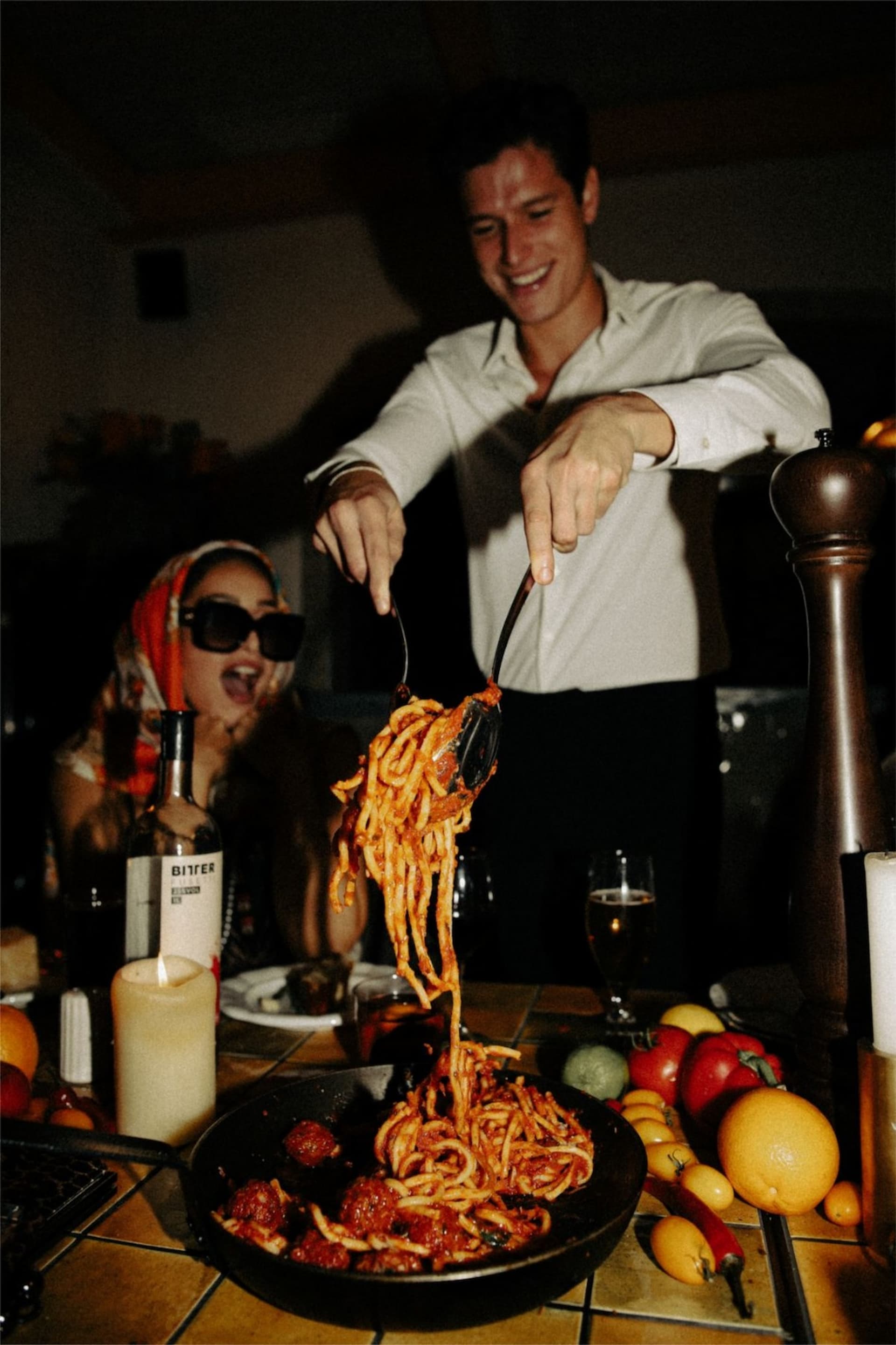 Arrière-plan flouté - Twistez vos fourchettes et plongez dans l'âme de l'Italie